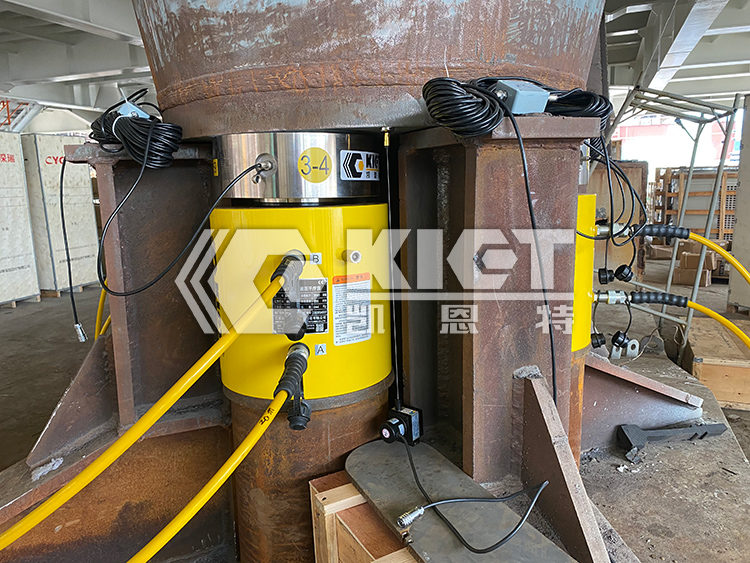 單臺稱重液壓千斤頂頂升噸位400T
