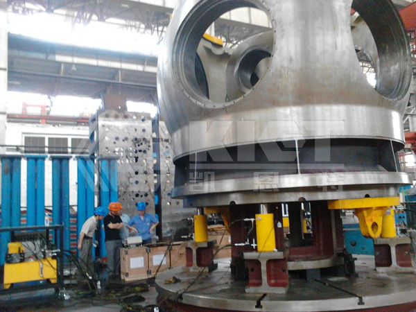 雙作用大噸位液壓千斤頂用于水輪機轉子檢修同步頂升平衡測試