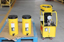 KET-CLL-200T-300單作用機(jī)械自鎖液壓千斤頂一拖二
